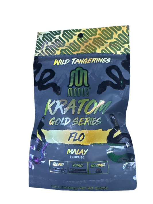Modus Kratom Gold Series - Flo Malay (10ct Gummies)