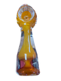 Gold Glass Mushroom Hand Pipe