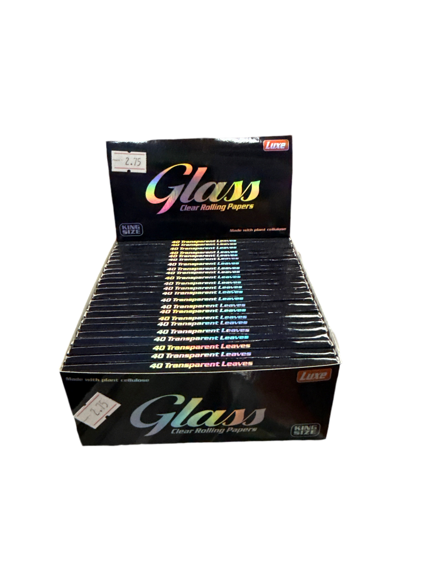 Glass clear rolling papers