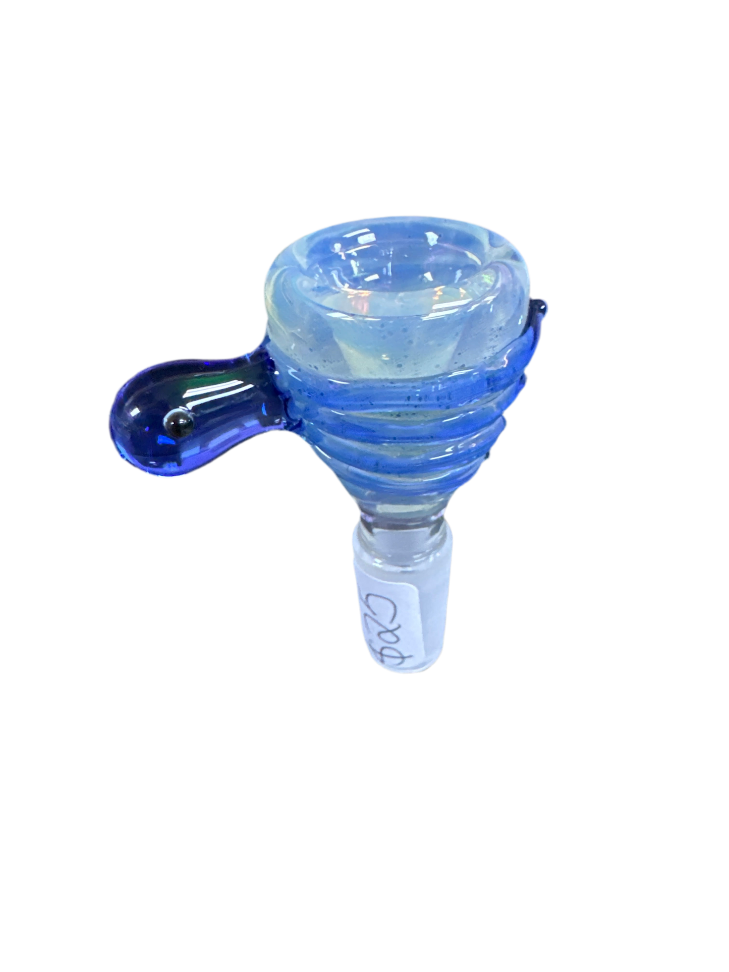 Purple and Blue Spiral Octopus bowl