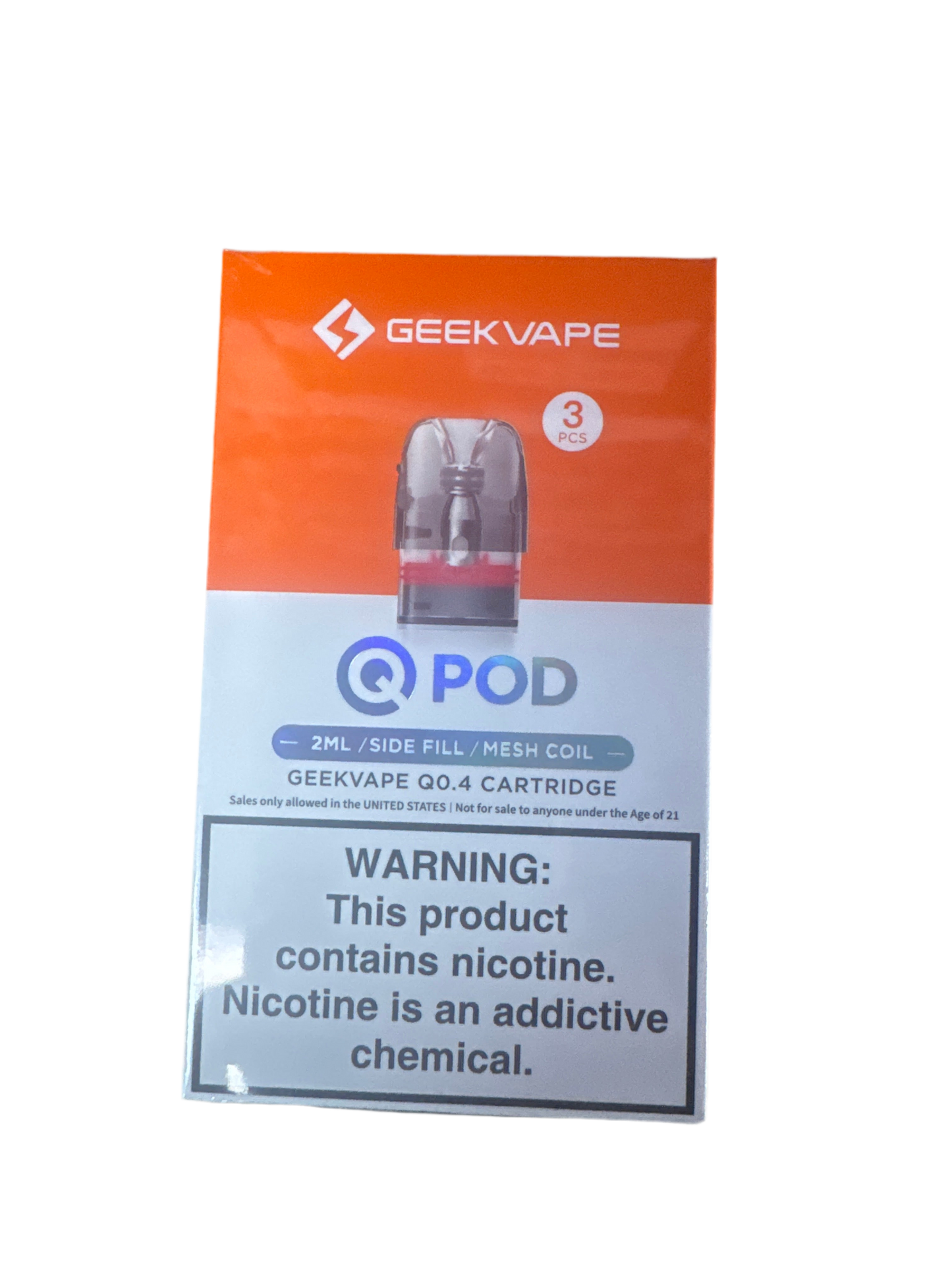 Qpod 2ml Q0.4 Cartridge 3pc