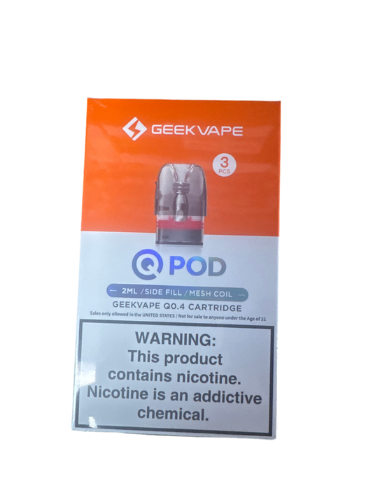 Qpod 2ml Q0.4 Cartridge 3pc
