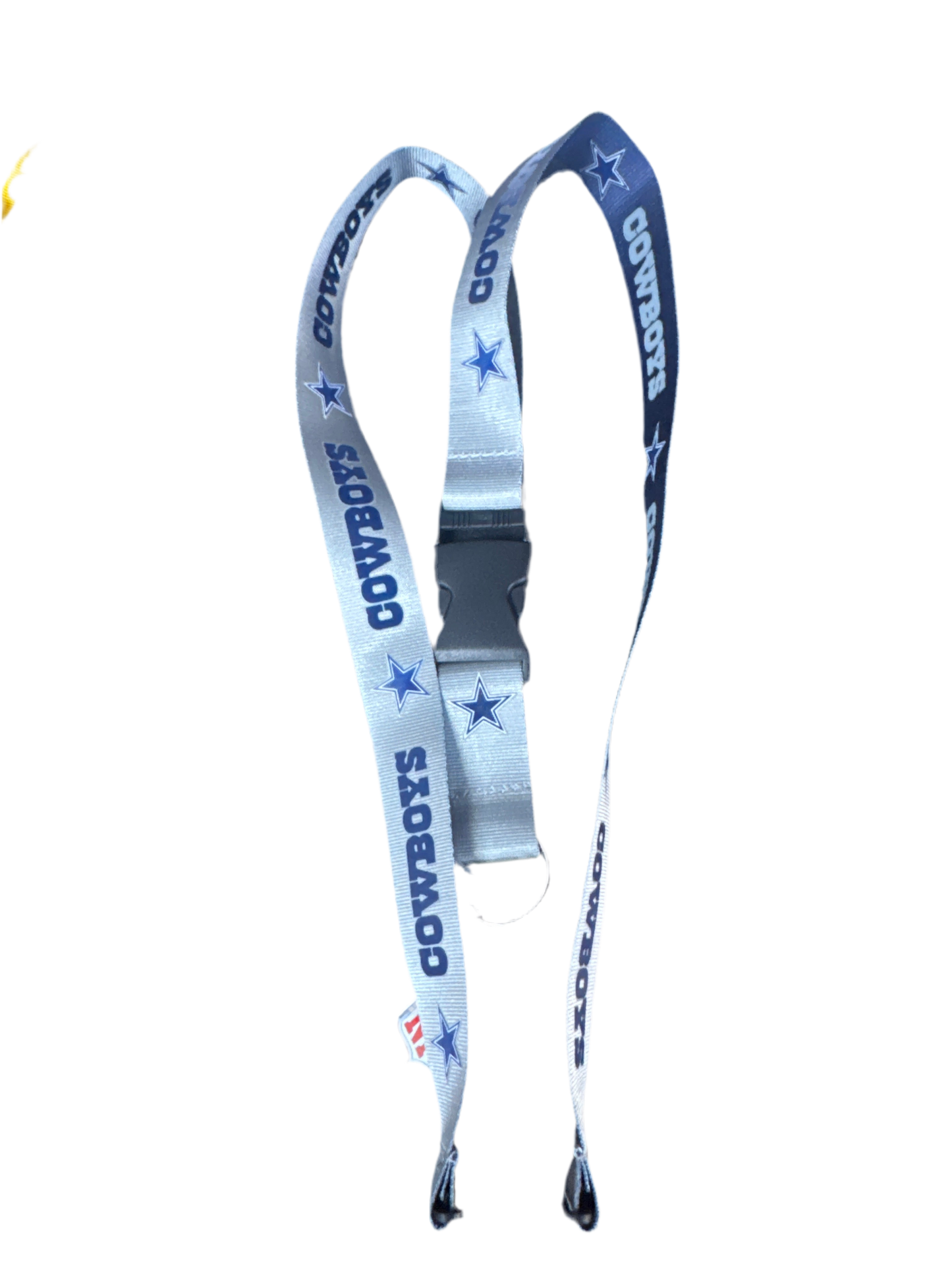 Grey and Blue Cowboys Lanyard