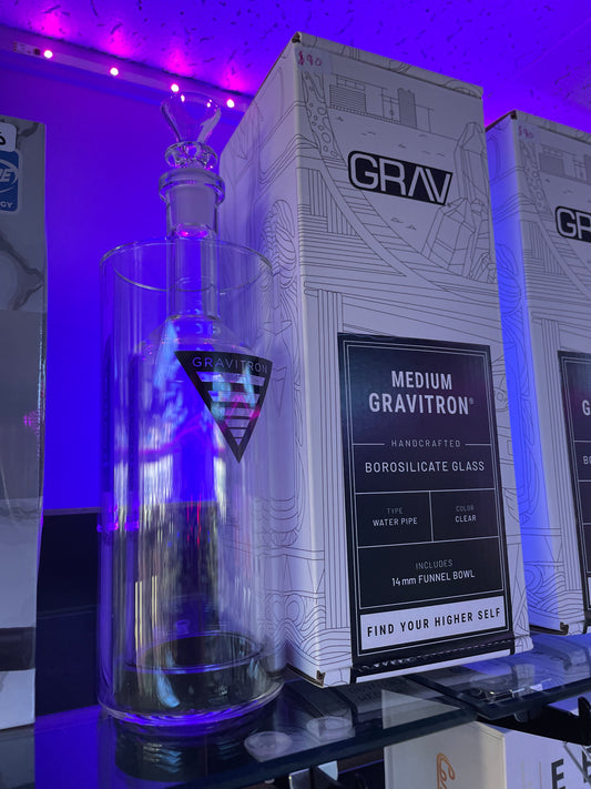 Clear Grav Medium Gravitron Gravity Bong