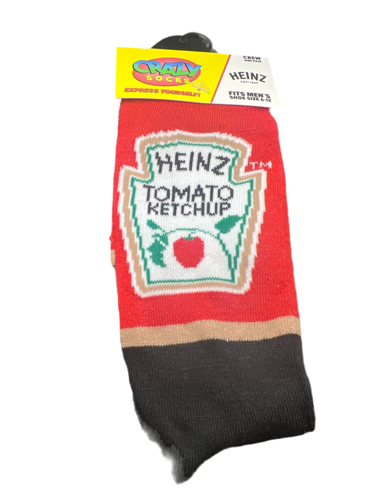 Crazy Socks - Heinz Ketchup