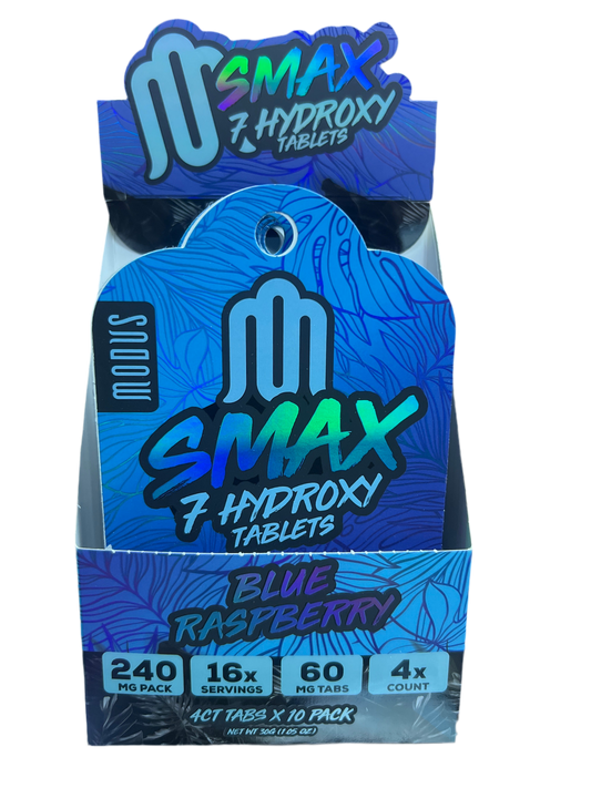 Modus 7 hydroxy tablets 60mg per tablet -blue raspberry