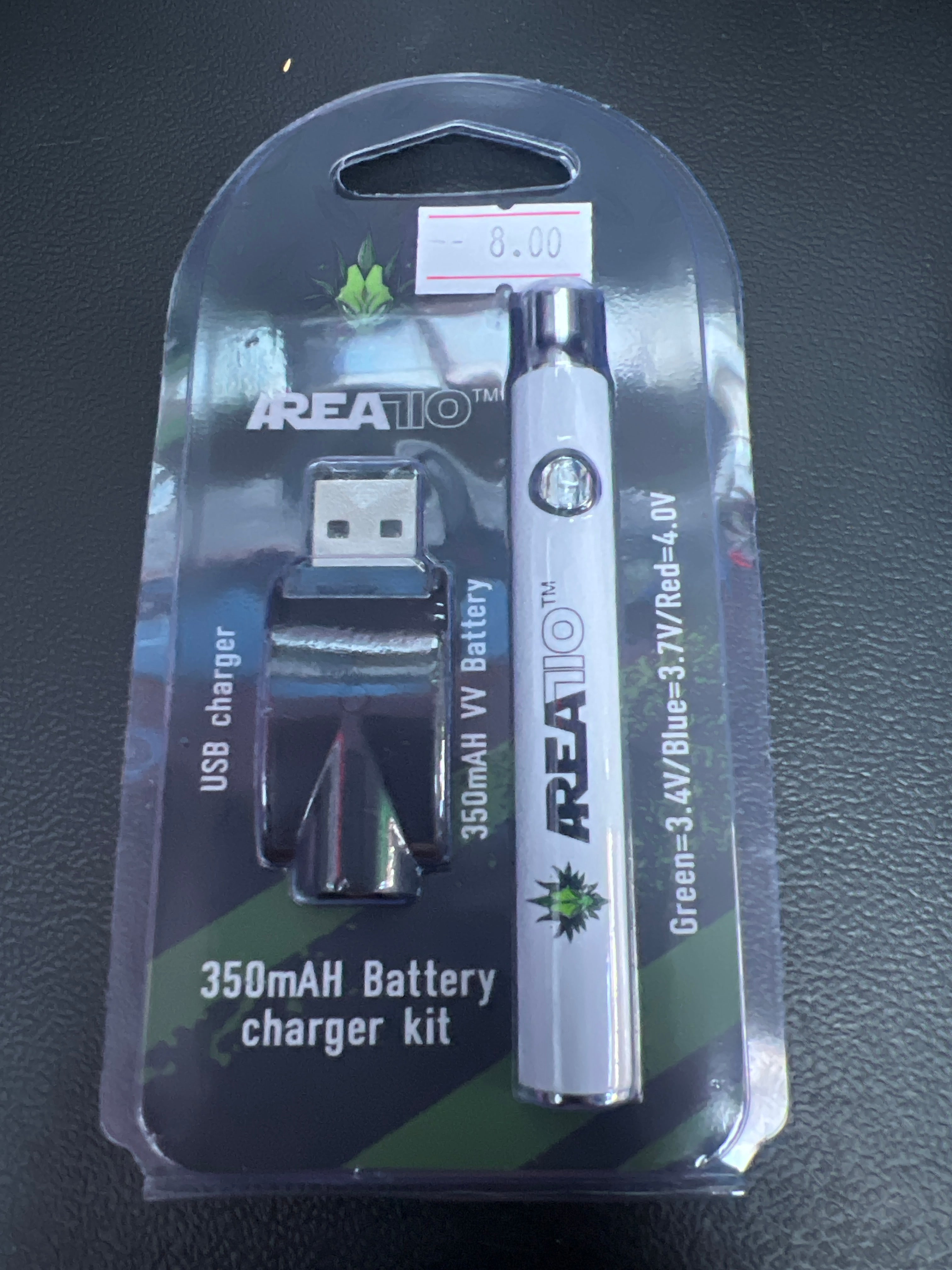 Area 710 510 thread battery white