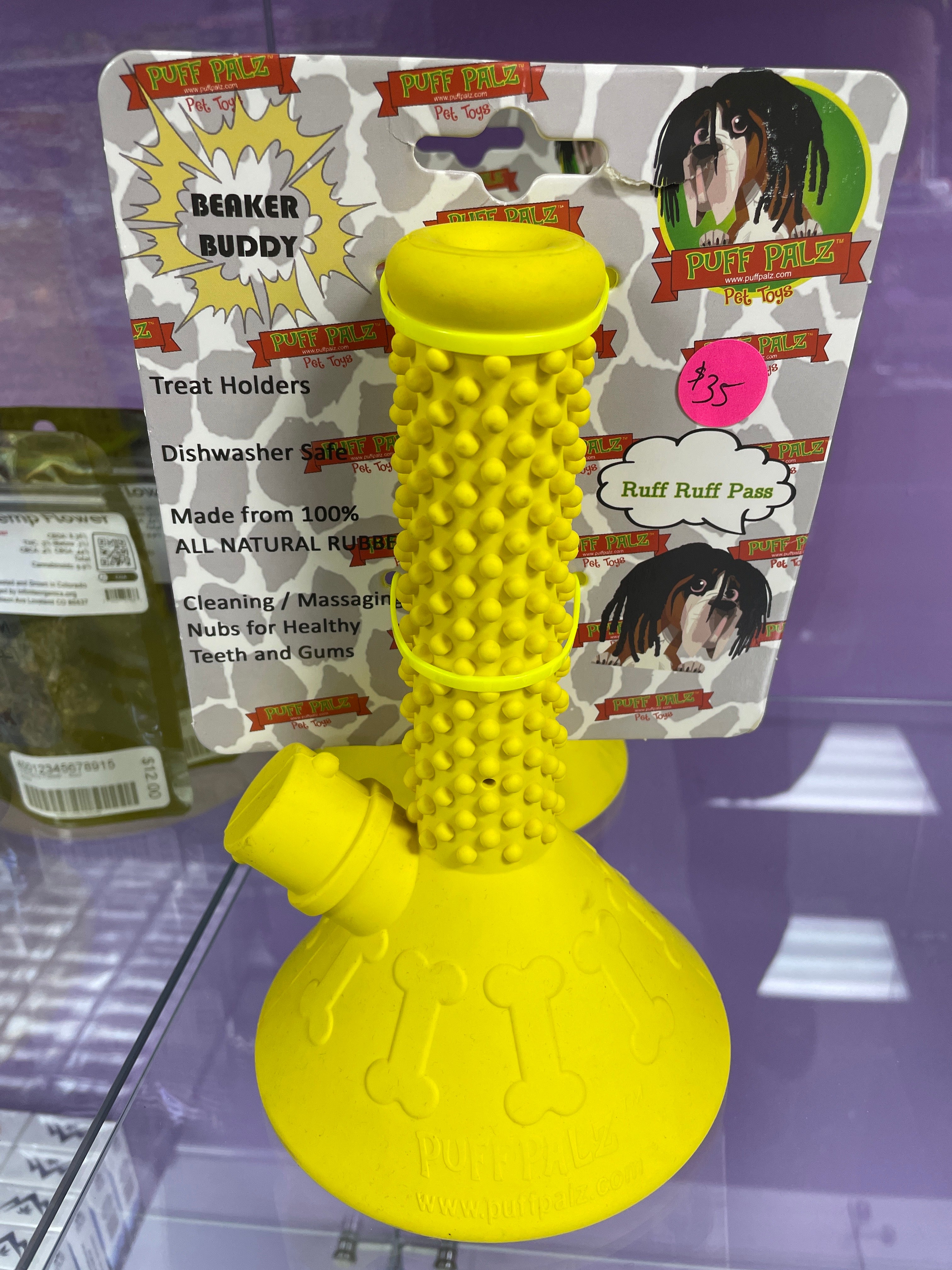 Beaker Buddy Dog Toy - Puff Palz