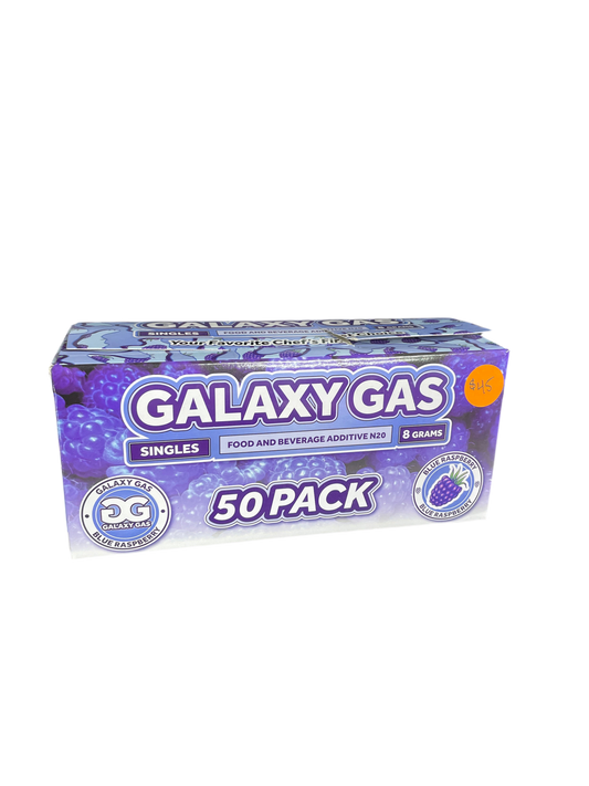 Galaxy Gas Food & Beverage N20 - 50 Singles - Blue Raspberry