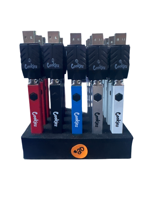 COOKIES Square Vape Pen Battery (510 Thread) with Charger -Assorted Colors