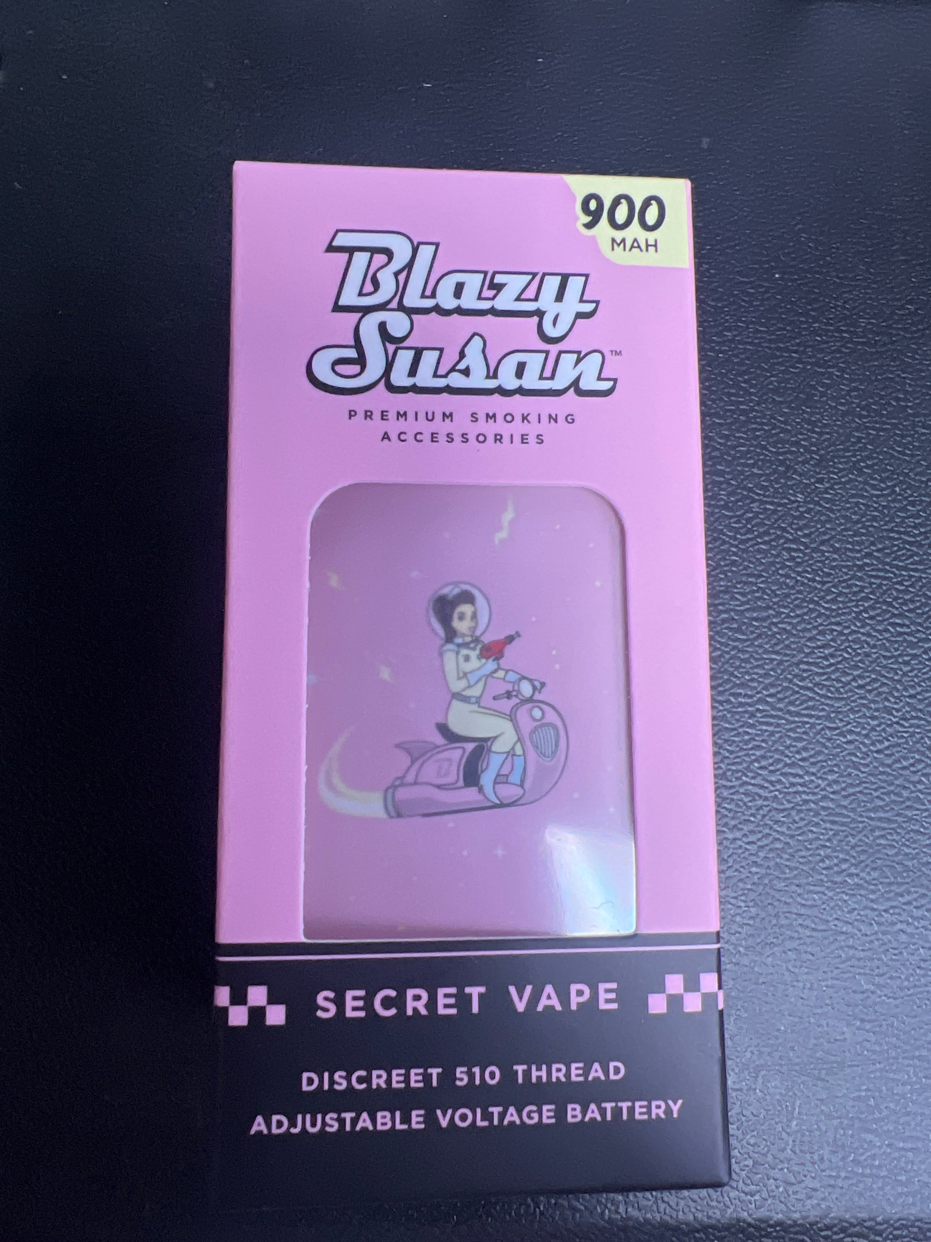 Blazy Susan Secret Vape 900mah 510 thread battery- space blazy