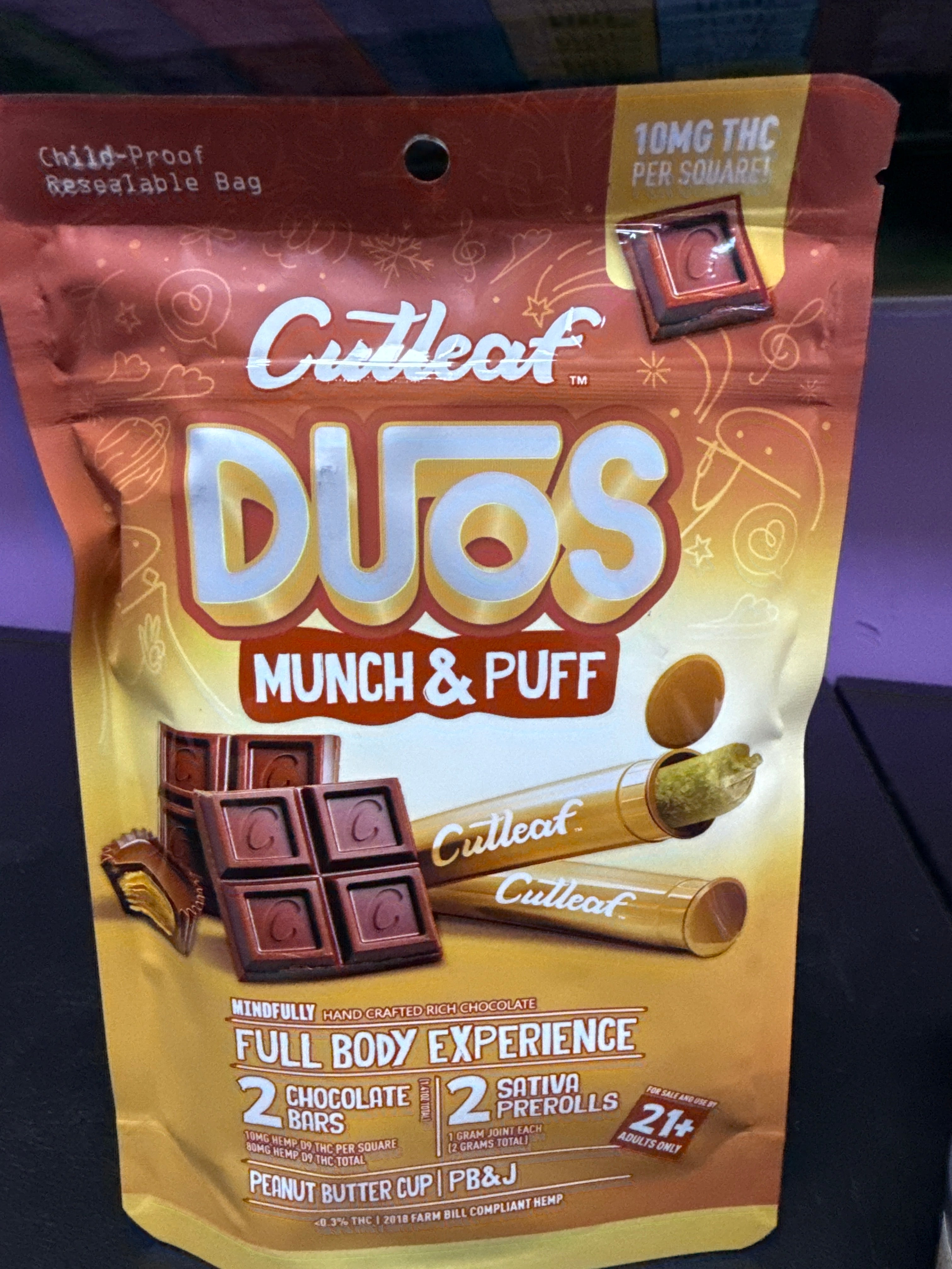 Cutleaf duos munch and puff sativa