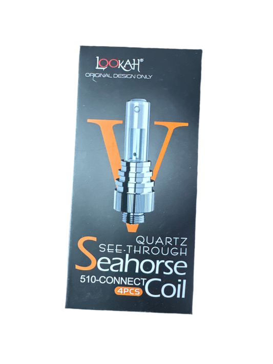 Lookah Quartz See-Through Seahorse 510-Connect Coil 4pcs