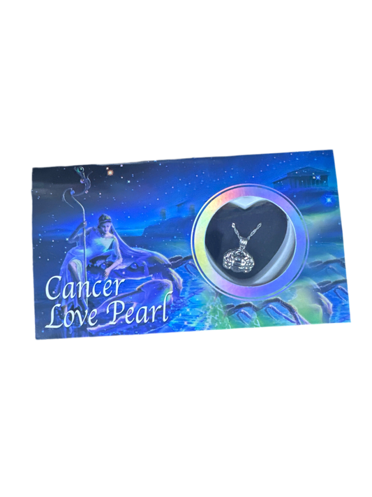 Cancer Love Pearl Necklace