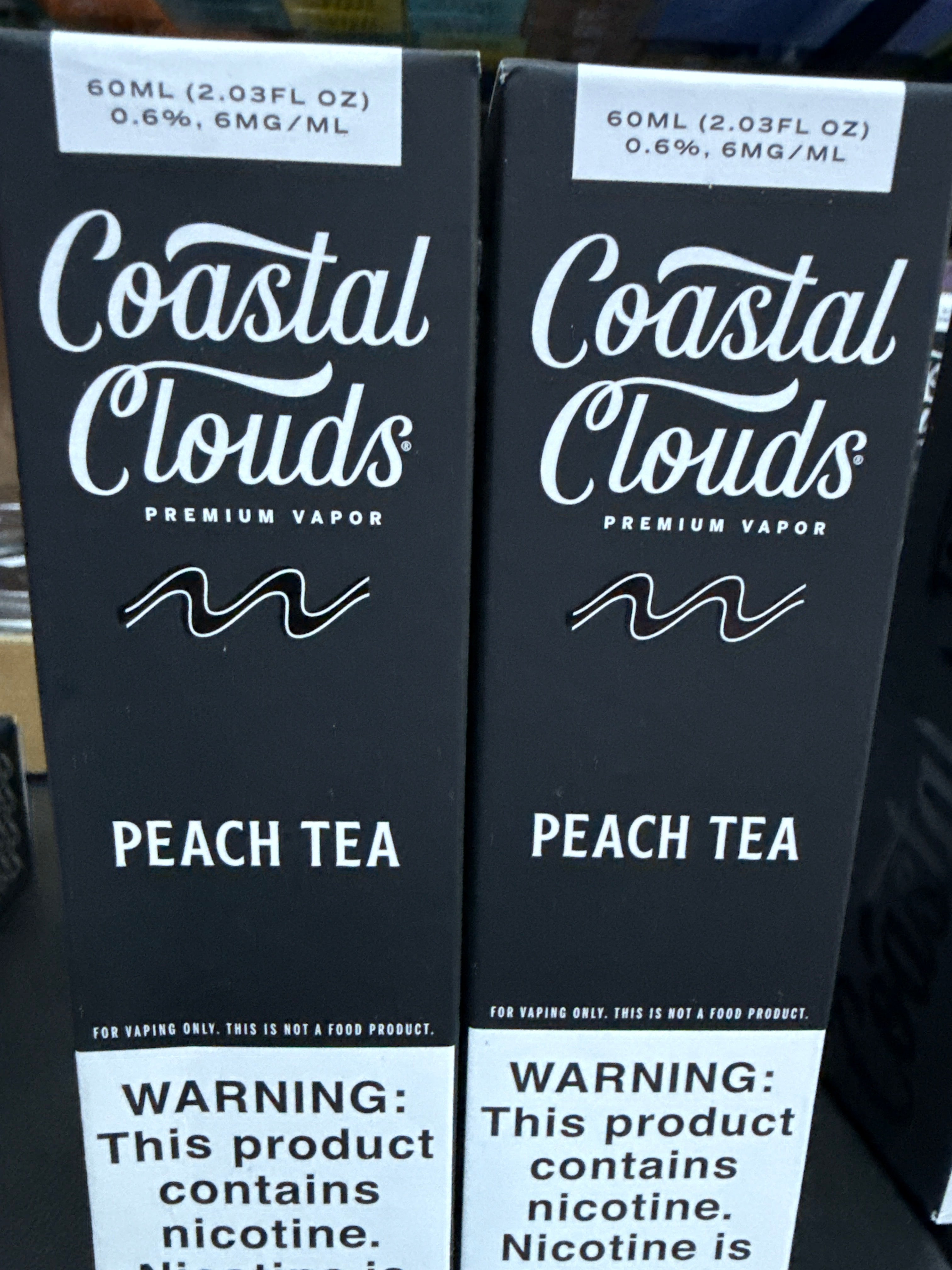 Coastal clouds peach tea 6ml
