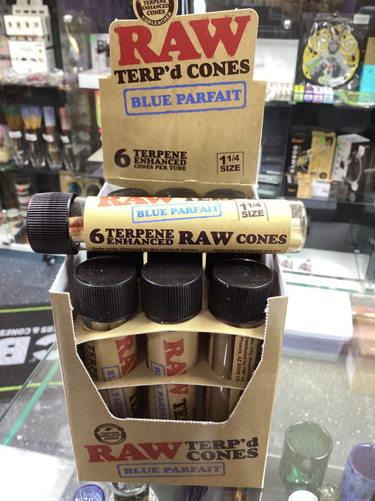 Raw Terp’d Cones - 6x 1 1/4” - Blue Parfait