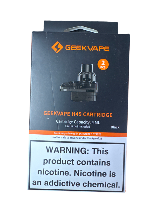 Geekvape H45 Cartridge - 4ML - Black - 2pcs
