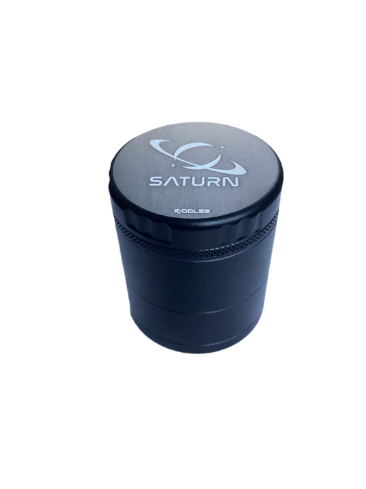 Saturn 5 Piece 50 MM Grinder - Onyx