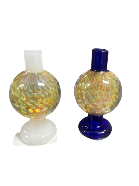 Gold Fumed Carb Cap W Color Accent