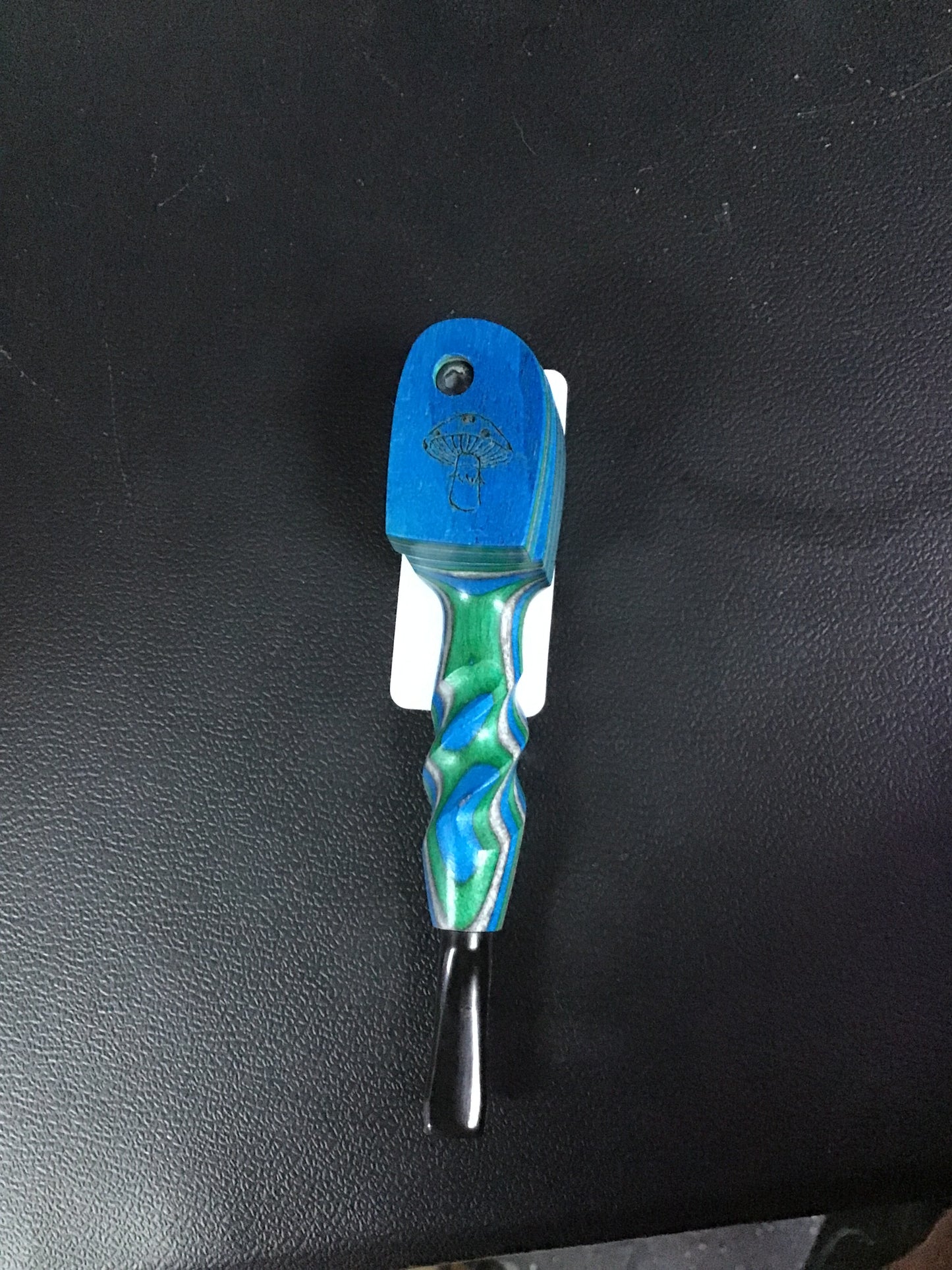 Medium Wood Pipe Multicolor w/ Cover