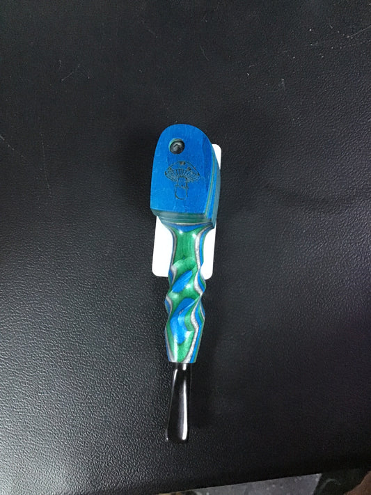 Medium Wood Pipe Multicolor w/ Cover