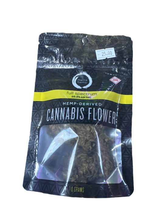 Hemp-Derived CBG Flower 7g - The White (Hybrid)