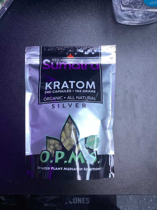 Red Vein Sumatra Kratom 240 Capsules 144 Grams