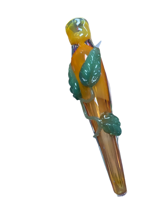 Leaf Decal Orange Chillum