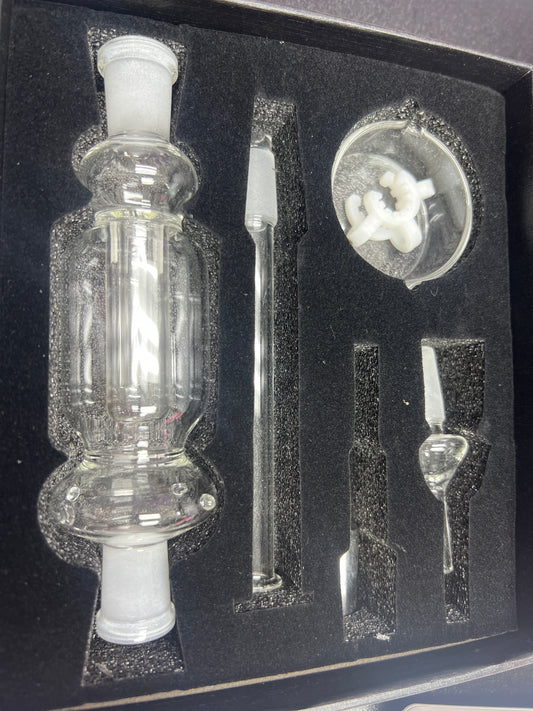 Nectar Collector Set - Clear Glass with Glass Jar