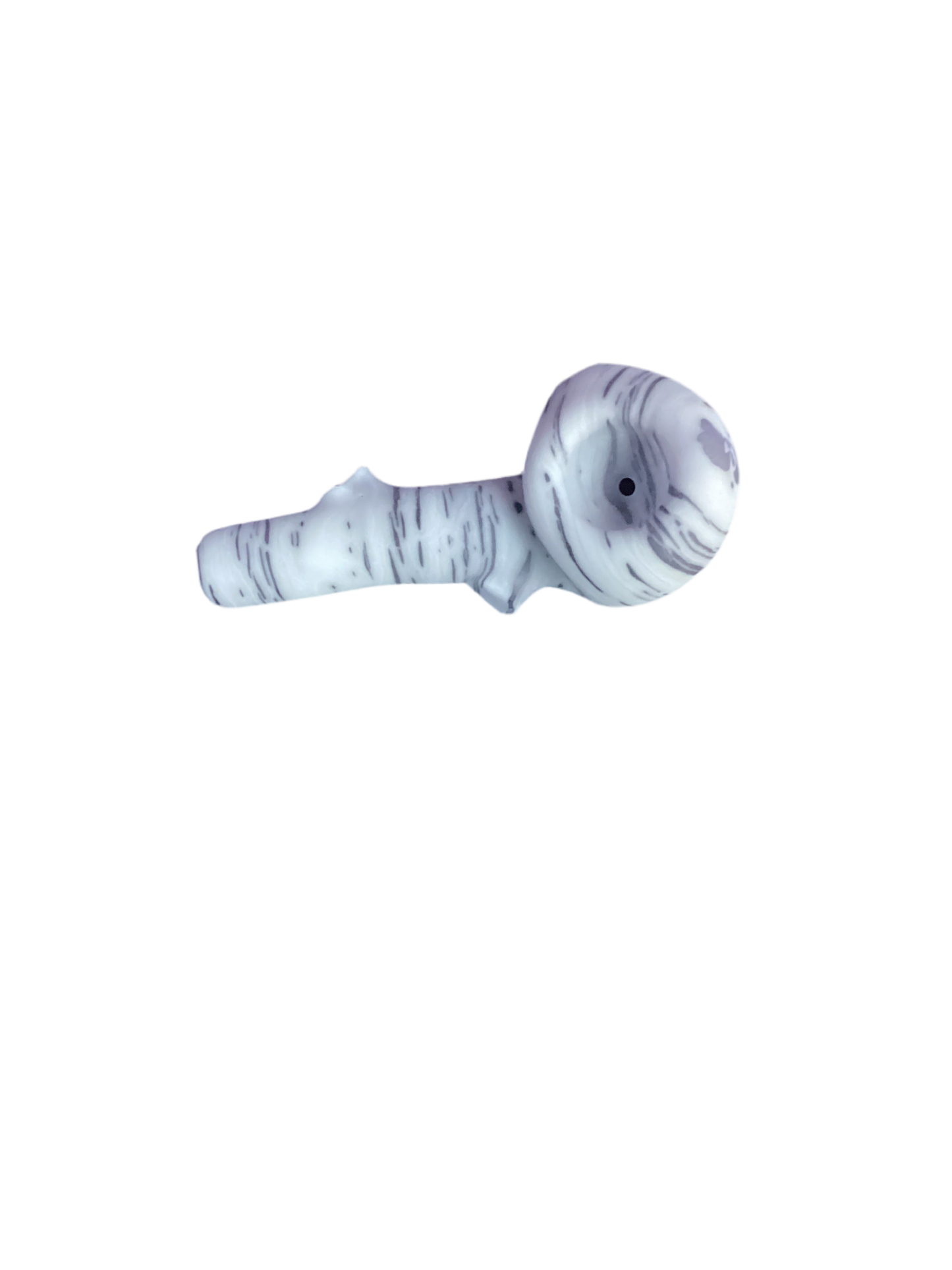 Local Blown Old Aspen Forest Glass Spoon Pipe