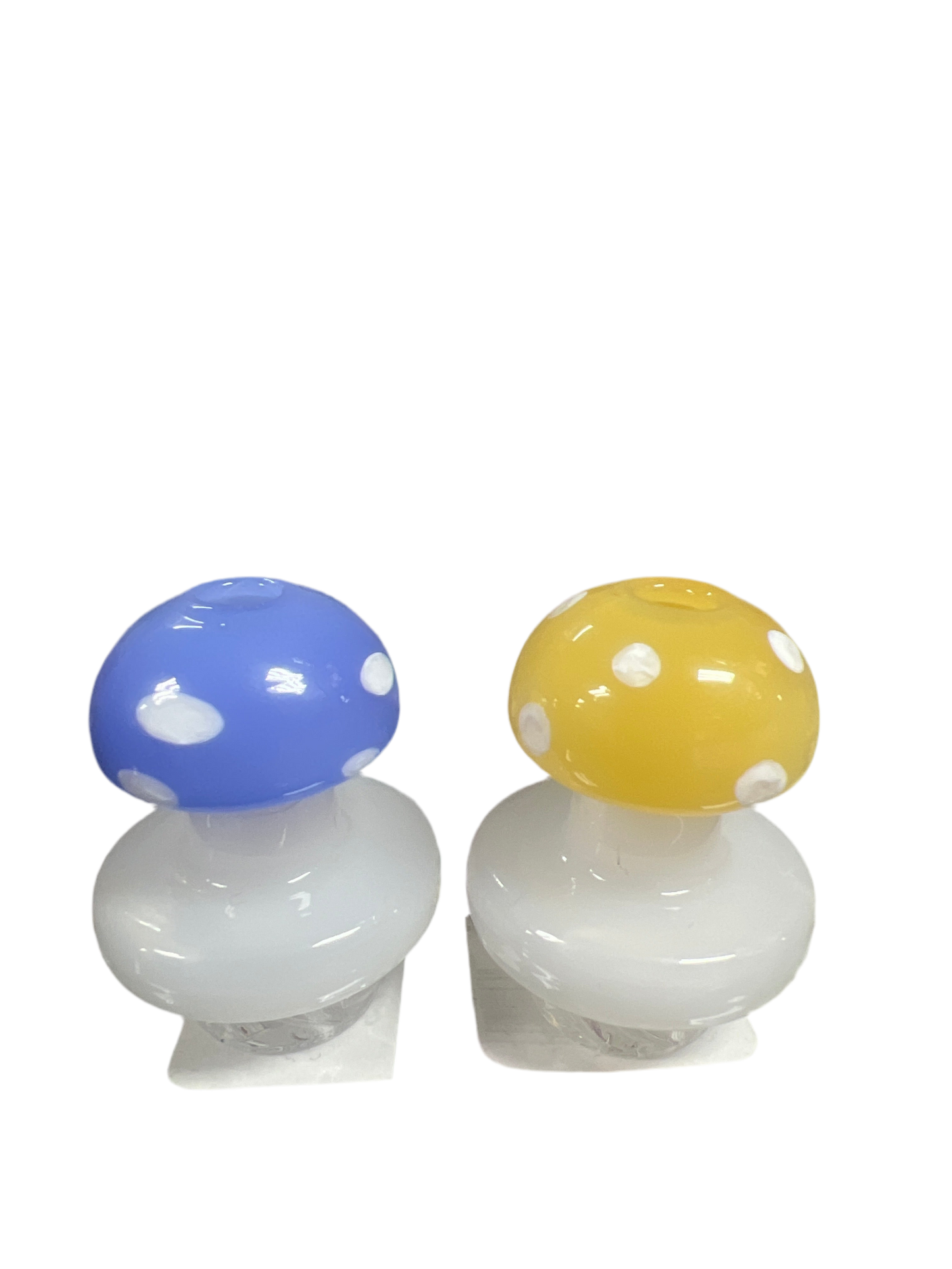 Mushroom Whirlpool Glass Carb Cap With Eyes