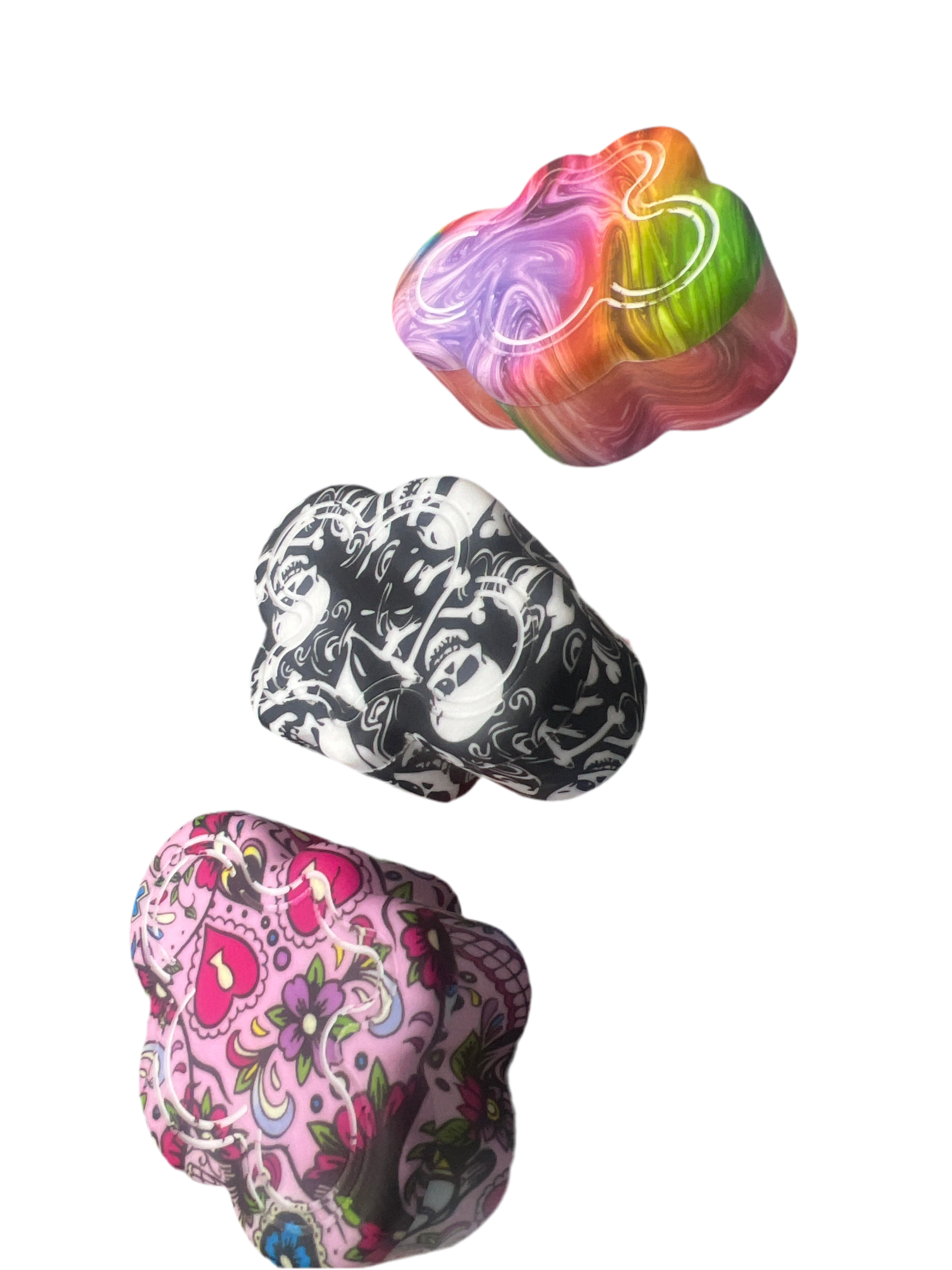 Assorted Design Cloud Silicone Stash Jar
