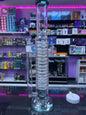 Swirl perc water pipe with accent color