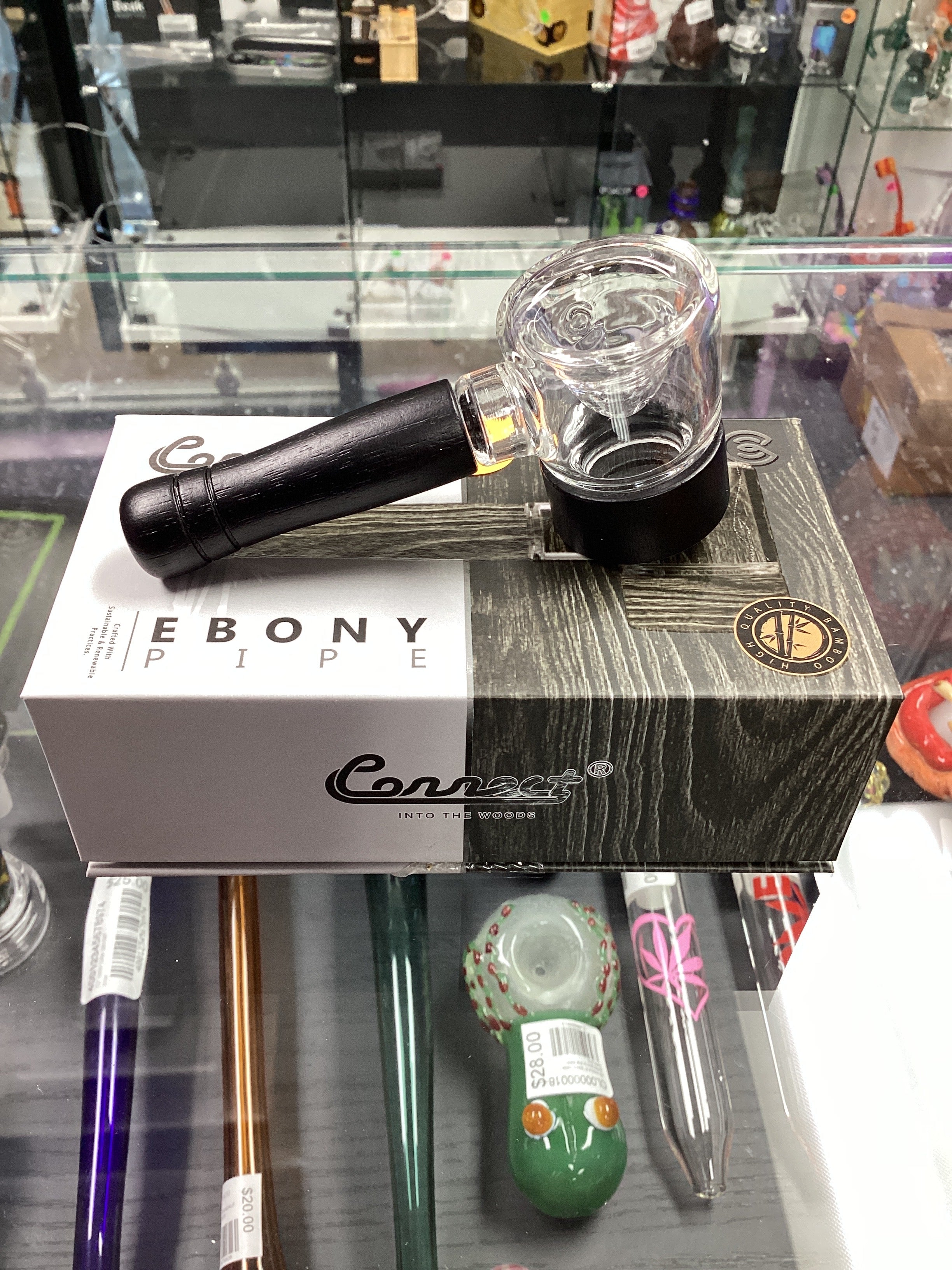 Connect Ebony Bamboo Hand Pipe
