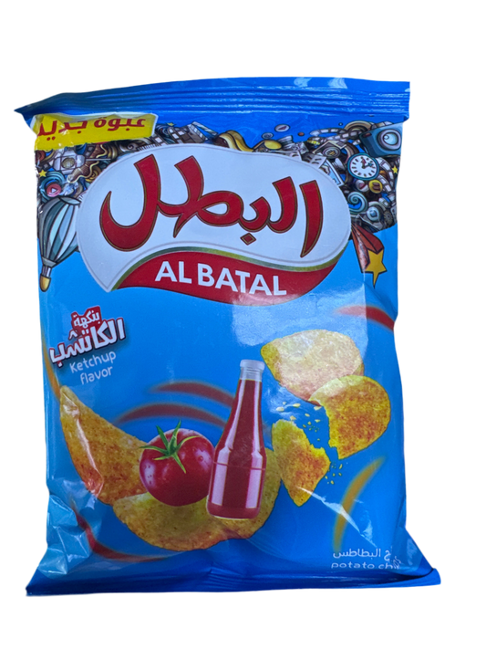 Al Batal Potato Chips - Ketchup Flavor