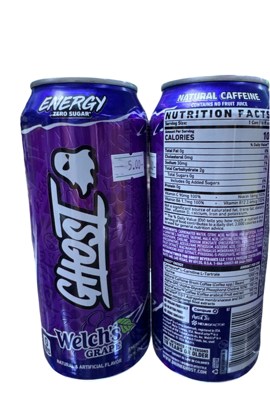 Ghost Energy (Welch’s Grape)