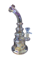 Brown Iridescent Stacked Water Pipe