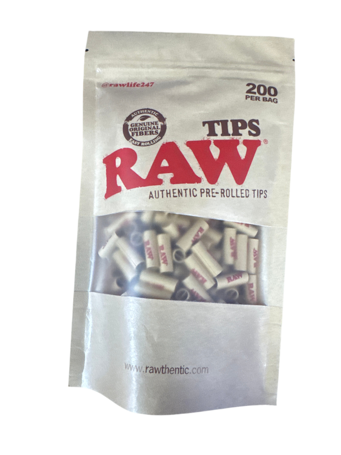 Raw - Prerolled Tips (200ct)
