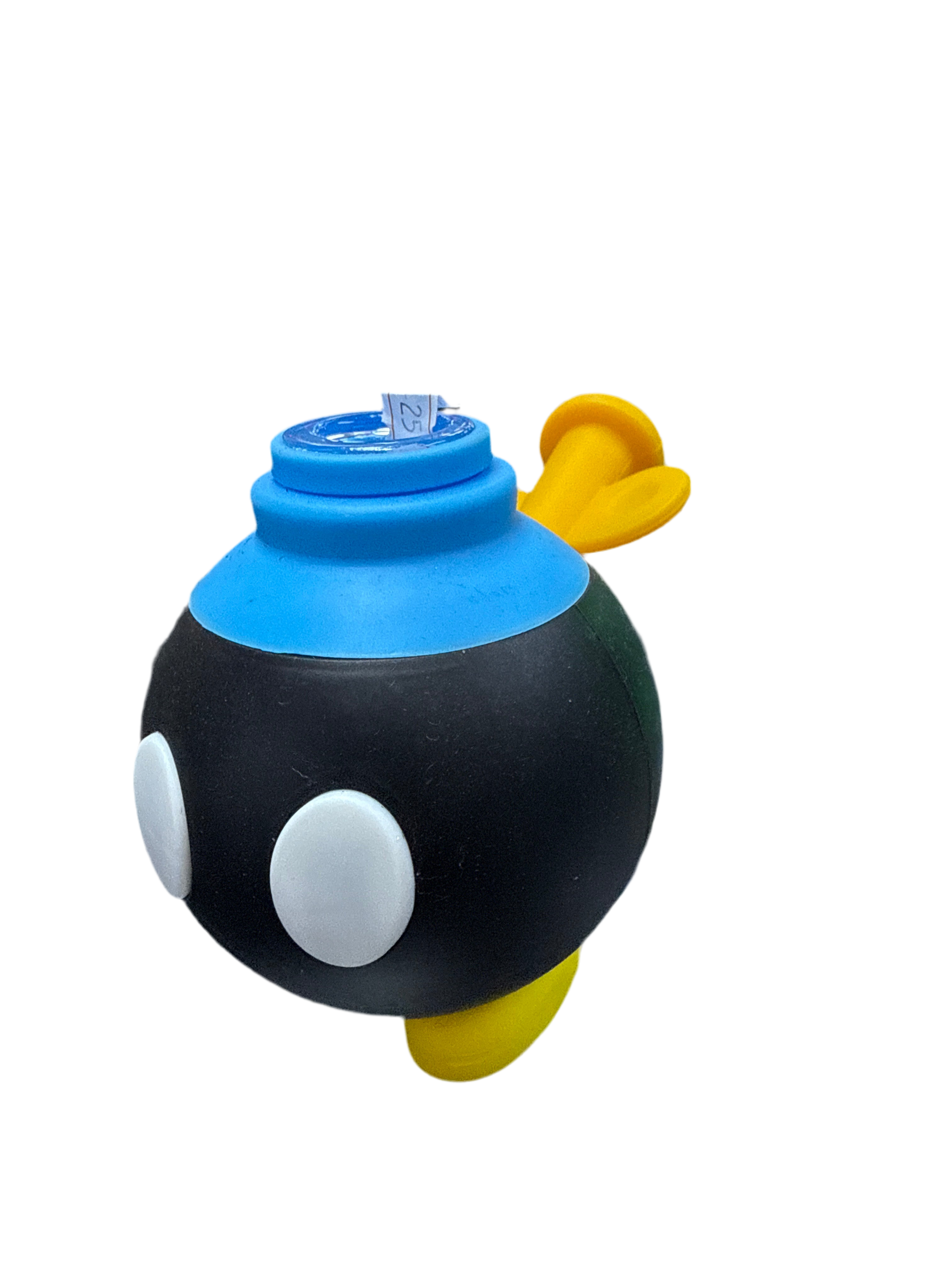 Bomb blue and black bong