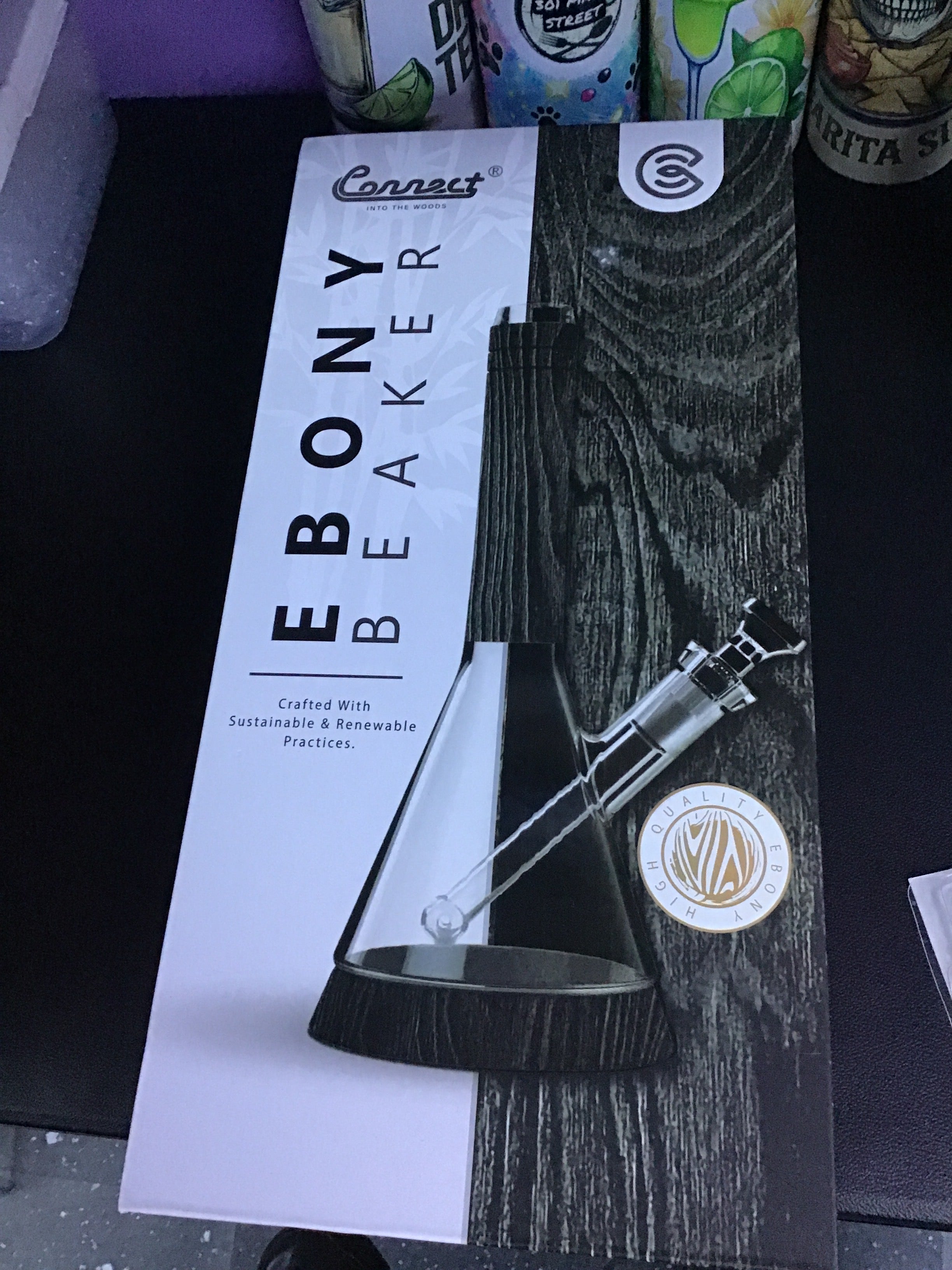 Connect Ebony Beaker - High Quality Ebony