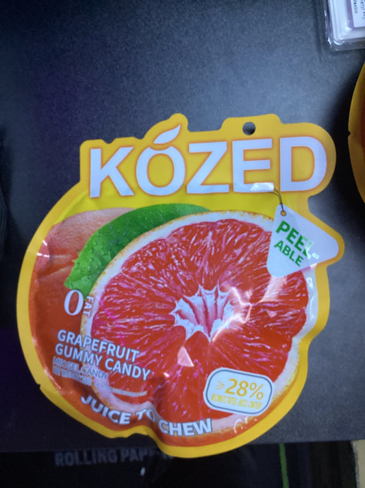 Kozed Peel-Able GrapeFruit Gummy Candy