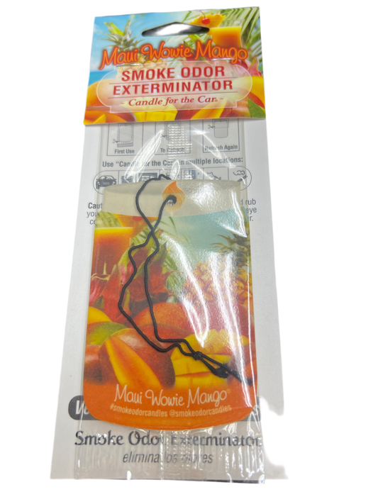 Smoke Odor Exterminator Car Air Freshener - MAUI WOWIE MANGO