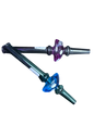Glycerine Glass Nectar Collector (Mushroom  Accent)
