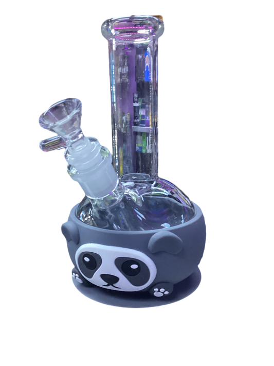 Panda Water Pipe (Silicone Accent)