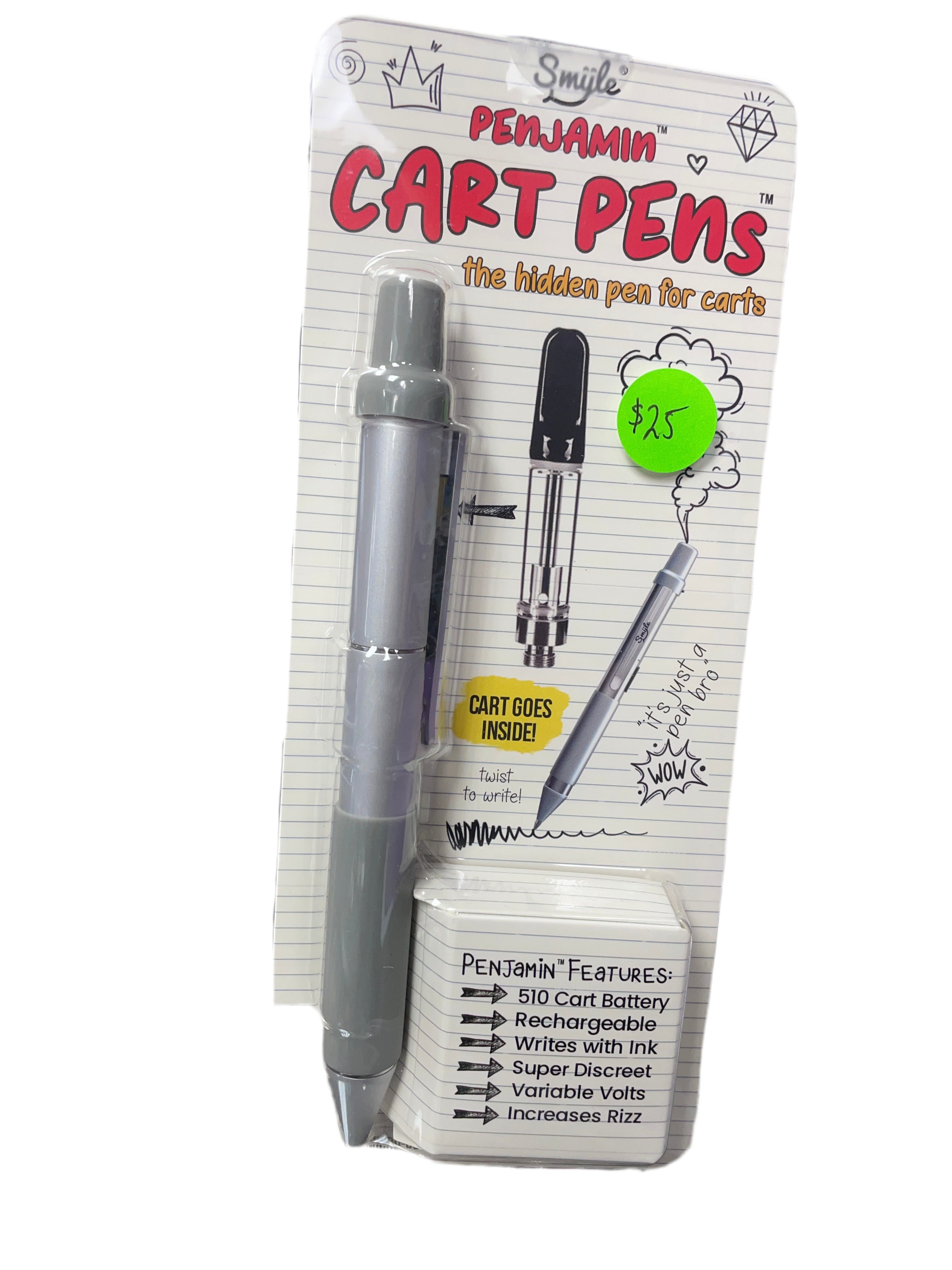 Smyle Penjamin 510 Thread Battery Silver