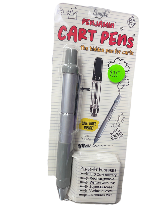 Smyle Penjamin 510 Cartridge Pens - Silver