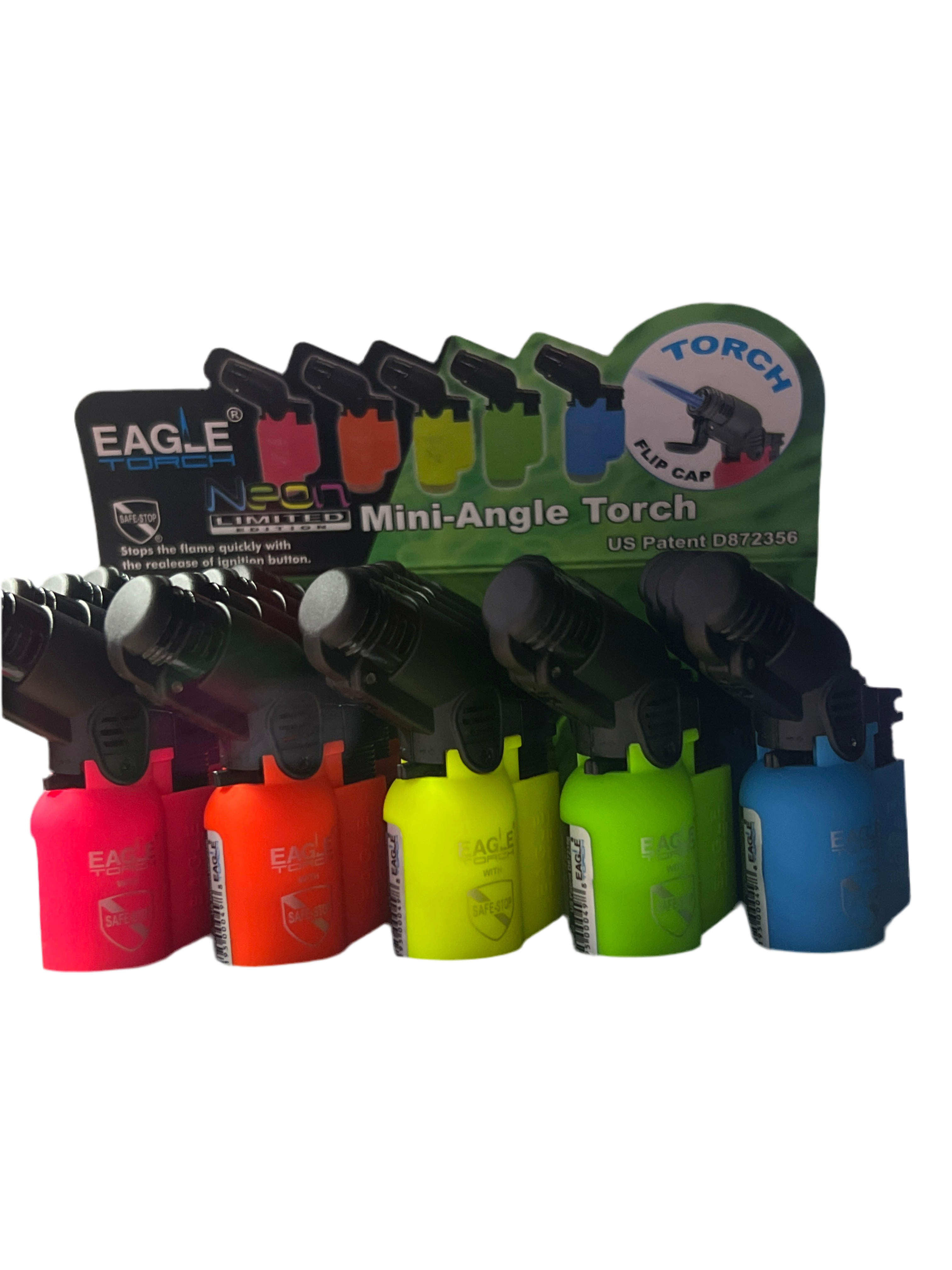 Eagle Torch Mini Angle Butane Torch Lighter - Neon Series