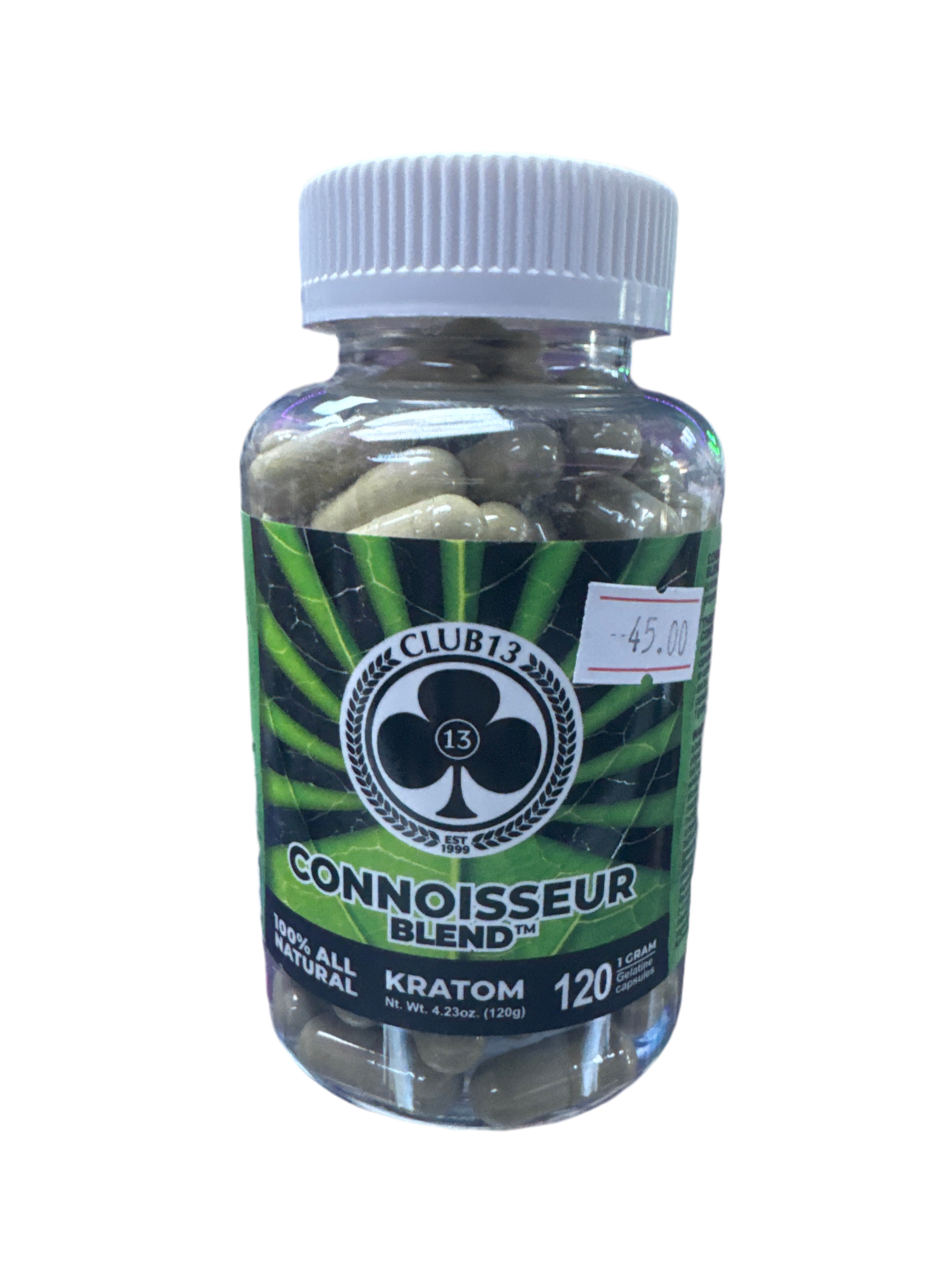 Club 13 Kratom - Connoisseur Blend - 120 Capsules