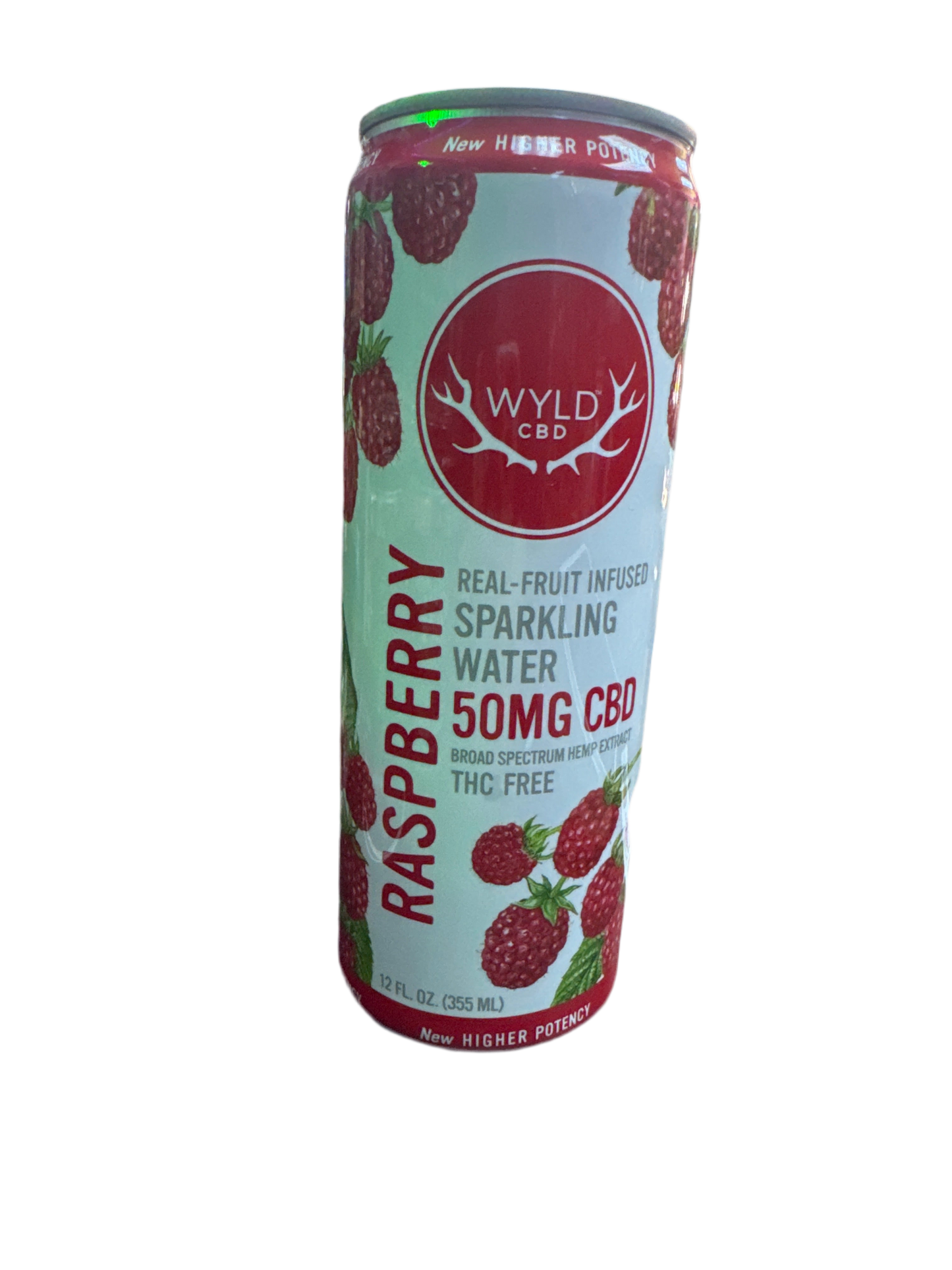 Wyld Raspberry Cbd Seltzer - 50MG CBD - THC Free