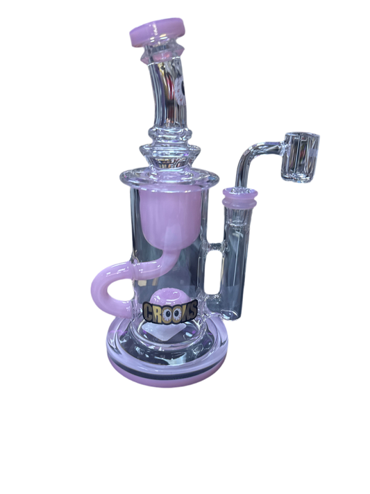 9" Crooks Klein Water Pipe w quartz banger